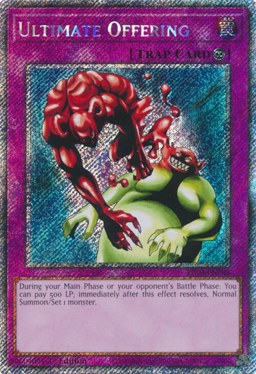 Ultimate Offering (Platinum Secret Rare) [RA03-EN088] Platinum Secret Rare | GnG Games