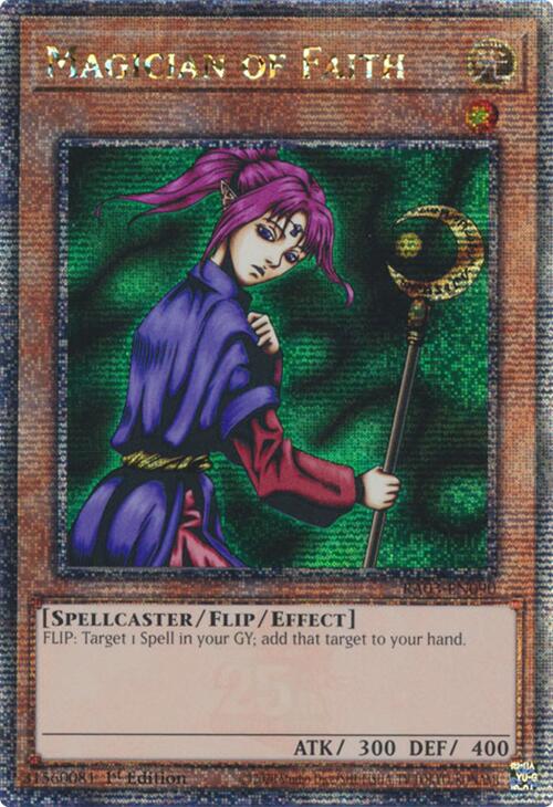 Magician of Faith (Quarter Century Secret Rare) [RA03-EN090] Quarter Century Secret Rare | GnG Games