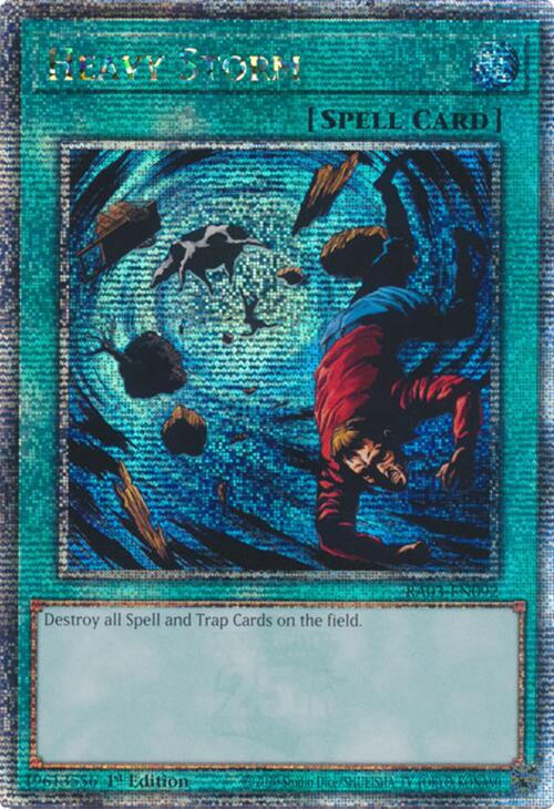 Heavy Storm (Quarter Century Secret Rare) [RA03-EN092] Quarter Century Secret Rare | GnG Games