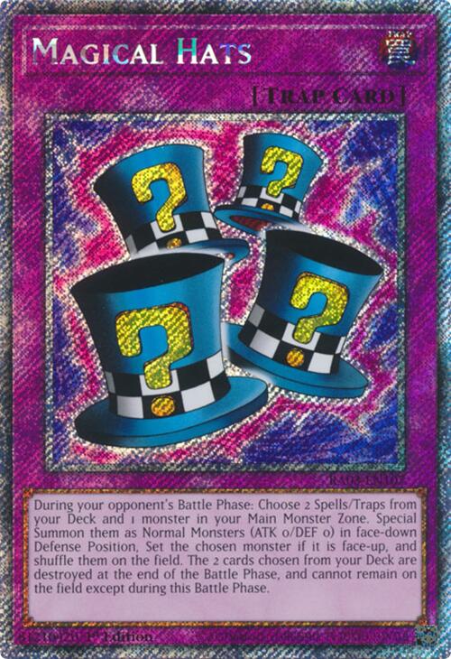 Magical Hats (Platinum Secret Rare) [RA03-EN107] Platinum Secret Rare | GnG Games