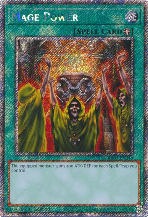 Mage Power (Platinum Secret Rare) [RA03-EN113] Platinum Secret Rare | GnG Games