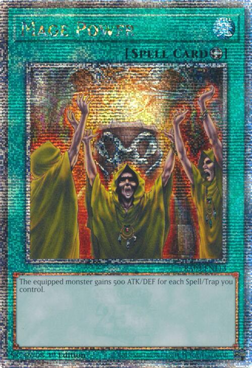 Mage Power (Quarter Century Secret Rare) [RA03-EN113] Quarter Century Secret Rare | GnG Games