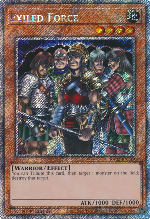 Exiled Force (Platinum Secret Rare) [RA03-EN119] Platinum Secret Rare | GnG Games