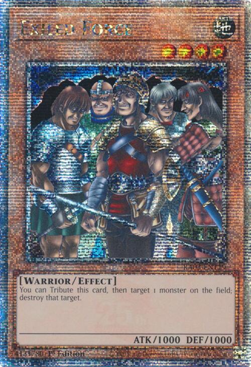 Exiled Force (Quarter Century Secret Rare) [RA03-EN119] Quarter Century Secret Rare | GnG Games