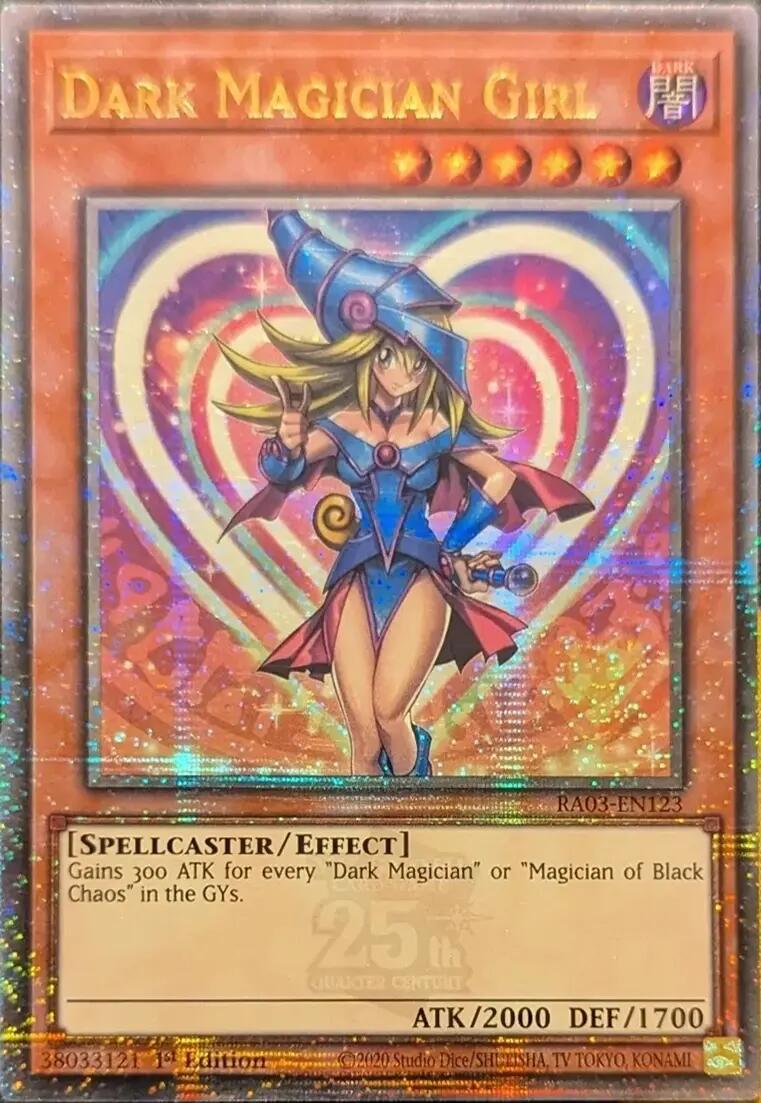 Dark Magician Girl (Quarter Century Secret Rare) [RA03-EN123] Quarter Century Secret Rare | GnG Games