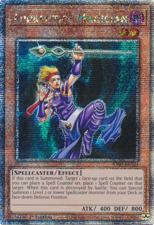 Apprentice Magician (Quarter Century Secret Rare) [RA03-EN124] Quarter Century Secret Rare | GnG Games