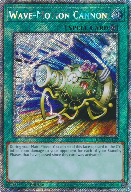 Wave-Motion Cannon (Platinum Secret Rare) [RA03-EN127] Platinum Secret Rare | GnG Games