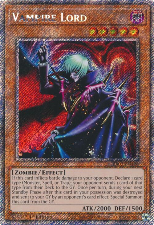 Vampire Lord (Platinum Secret Rare) [RA03-EN128] Platinum Secret Rare | GnG Games