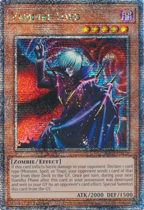 Vampire Lord (Quarter Century Secret Rare) [RA03-EN128] Quarter Century Secret Rare | GnG Games