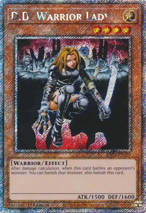 D.D. Warrior Lady (Platinum Secret Rare) [RA03-EN129] Platinum Secret Rare | GnG Games