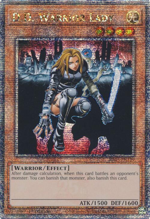 D.D. Warrior Lady (Quarter Century Secret Rare) [RA03-EN129] Quarter Century Secret Rare | GnG Games