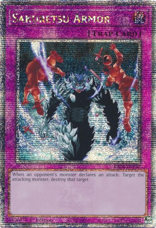 Sakuretsu Armor (Quarter Century Secret Rare) [RA03-EN130] Quarter Century Secret Rare | GnG Games