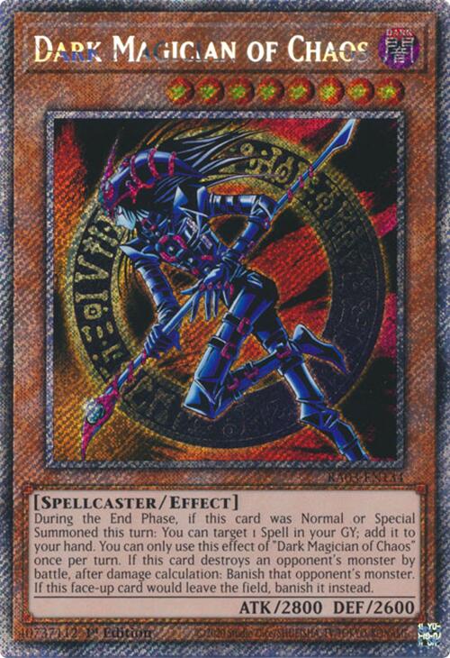 Dark Magician of Chaos (Platinum Secret Rare) [RA03-EN134] Platinum Secret Rare | GnG Games