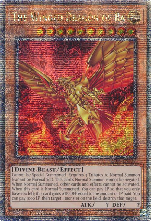 The Winged Dragon of Ra (Quarter Century Secret Rare) [RA03-EN137] Quarter Century Secret Rare | GnG Games