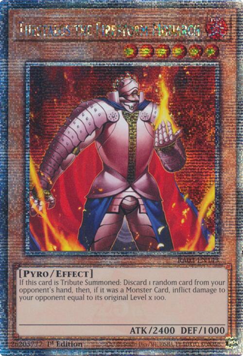 Thestalos the Firestorm Monarch (Quarter Century Secret Rare) [RA03-EN143] Quarter Century Secret Rare | GnG Games