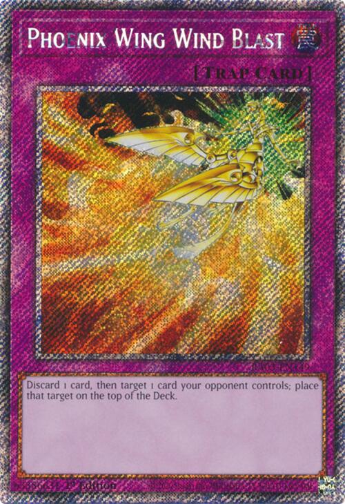 Phoenix Wing Wind Blast (Platinum Secret Rare) [RA03-EN149] Platinum Secret Rare | GnG Games