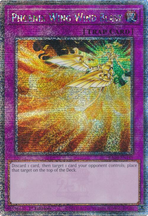 Phoenix Wing Wind Blast (Quarter Century Secret Rare) [RA03-EN149] Quarter Century Secret Rare | GnG Games