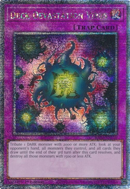 Deck Devastation Virus (Quarter Century Secret Rare) [RA03-EN150] Quarter Century Secret Rare | GnG Games