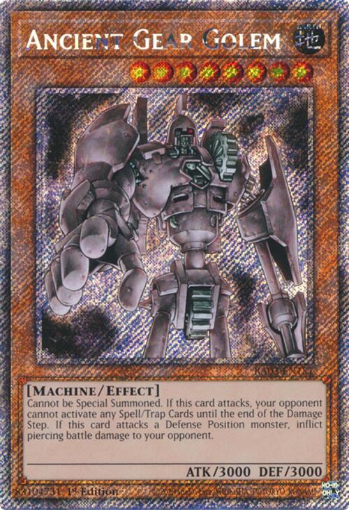 Ancient Gear Golem (Platinum Secret Rare) [RA03-EN151] Platinum Secret Rare | GnG Games