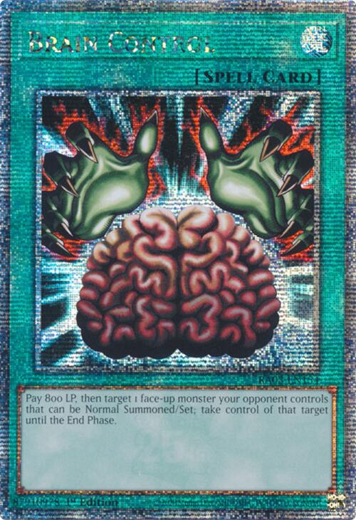 Brain Control (Quarter Century Secret Rare) [RA03-EN154] Quarter Century Secret Rare | GnG Games