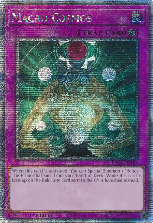 Macro Cosmos (Quarter Century Secret Rare) [RA03-EN164] Quarter Century Secret Rare | GnG Games