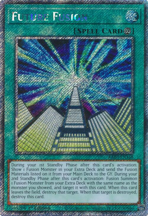 Future Fusion (Platinum Secret Rare) [RA03-EN168] Platinum Secret Rare | GnG Games