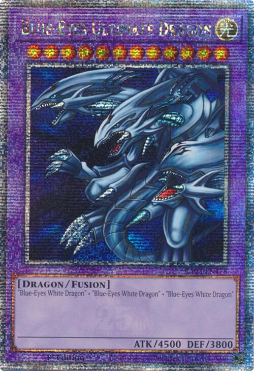 Blue-Eyes Ultimate Dragon (Quarter Century Secret Rare) [RA03-EN178] Quarter Century Secret Rare | GnG Games