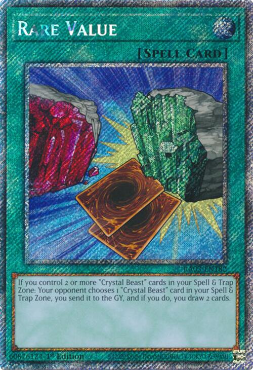 Rare Value (Platinum Secret Rare) [RA03-EN182] Platinum Secret Rare | GnG Games