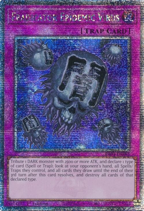 Eradicator Epidemic Virus (Quarter Century Secret Rare) [RA03-EN183] Quarter Century Secret Rare | GnG Games