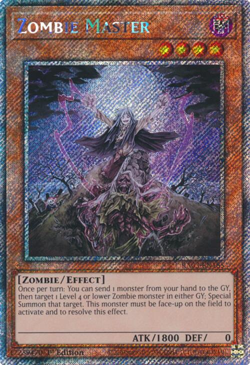 Zombie Master (Platinum Secret Rare) [RA03-EN185] Platinum Secret Rare | GnG Games