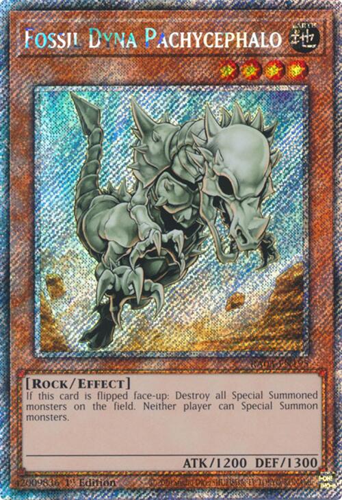 Fossil Dyna Pachycephalo (Platinum Secret Rare) [RA03-EN195] Platinum Secret Rare | GnG Games