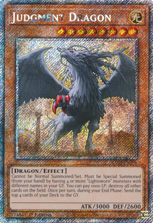 Judgment Dragon (Platinum Secret Rare) [RA03-EN196] Platinum Secret Rare | GnG Games