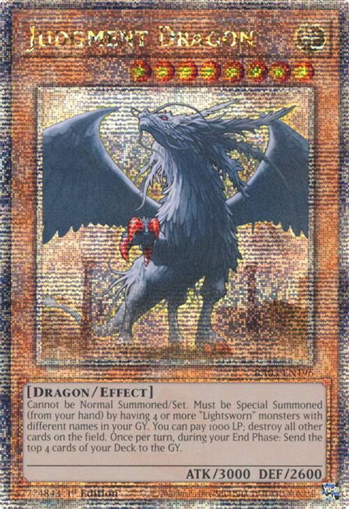 Judgment Dragon (Quarter Century Secret Rare) [RA03-EN196] Quarter Century Secret Rare | GnG Games