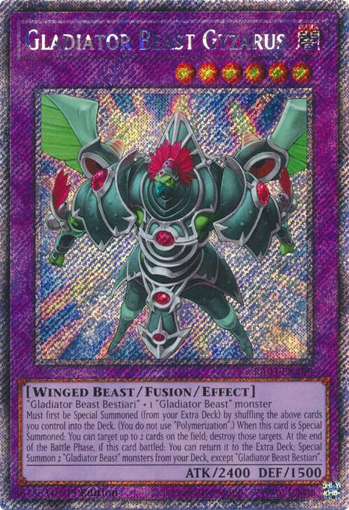 Gladiator Beast Gyzarus (Platinum Secret Rare) [RA03-EN198] Platinum Secret Rare | GnG Games