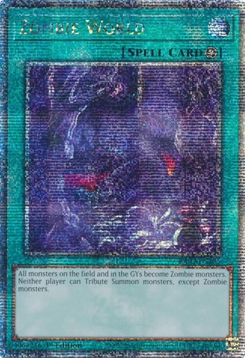 Zombie World (Quarter Century Secret Rare) [RA03-EN205] Quarter Century Secret Rare | GnG Games