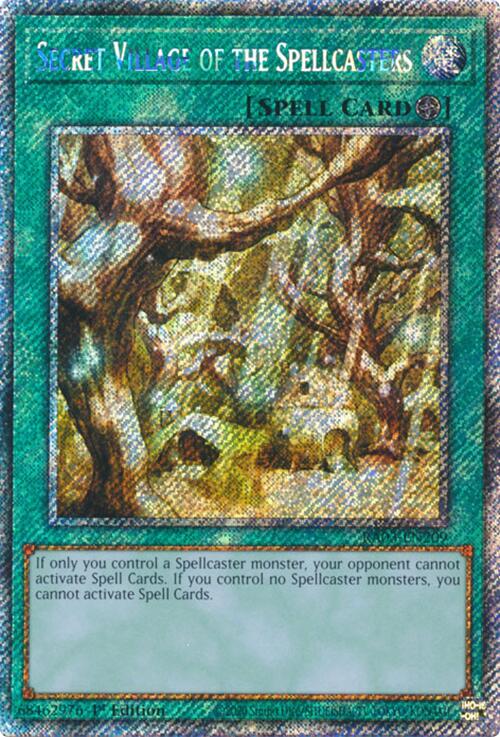 Secret Village of the Spellcasters (Platinum Secret Rare) [RA03-EN209] Platinum Secret Rare | GnG Games