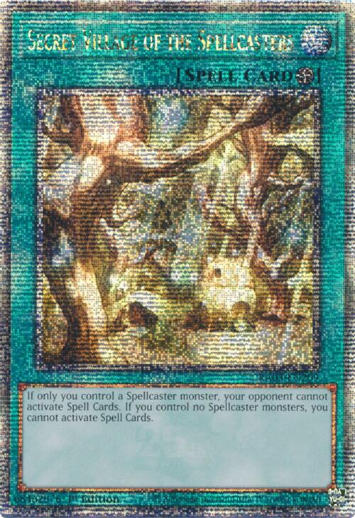 Secret Village of the Spellcasters (Quarter Century Secret Rare) [RA03-EN209] Quarter Century Secret Rare | GnG Games