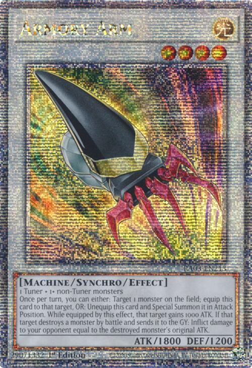 Armory Arm (Quarter Century Secret Rare) [RA03-EN213] Quarter Century Secret Rare | GnG Games