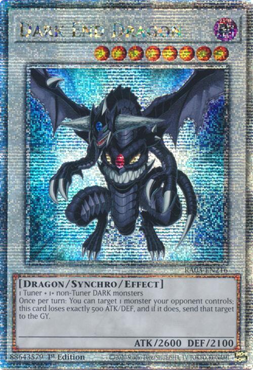 Dark End Dragon (Quarter Century Secret Rare) [RA03-EN216] Quarter Century Secret Rare | GnG Games