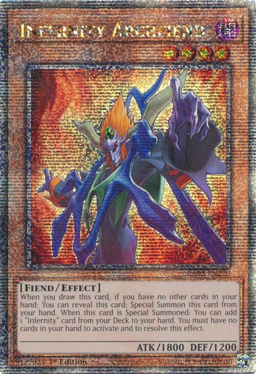 Infernity Archfiend (Quarter Century Secret Rare) [RA03-EN220] Quarter Century Secret Rare | GnG Games