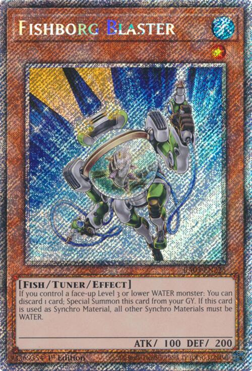 Fishborg Blaster (Platinum Secret Rare) [RA03-EN225] Platinum Secret Rare | GnG Games