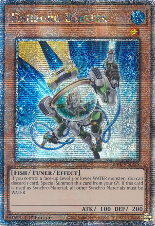 Fishborg Blaster (Quarter Century Secret Rare) [RA03-EN225] Quarter Century Secret Rare | GnG Games