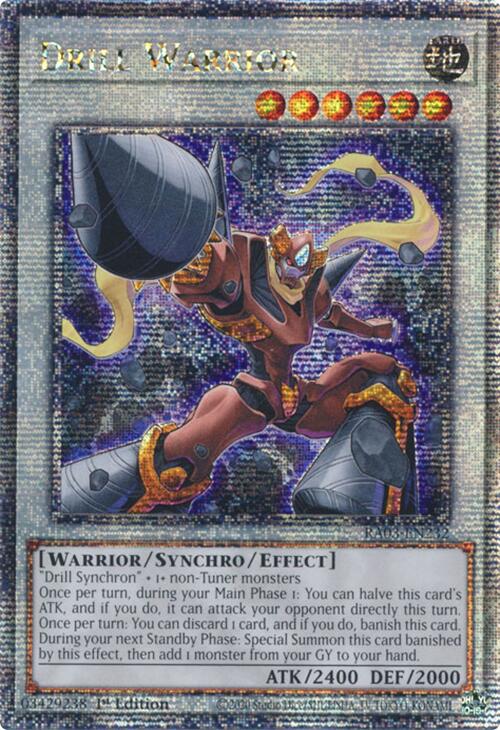 Drill Warrior (Quarter Century Secret Rare) [RA03-EN232] Quarter Century Secret Rare | GnG Games