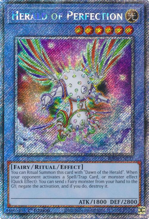 Herald of Perfection (Platinum Secret Rare) [RA03-EN237] Platinum Secret Rare | GnG Games