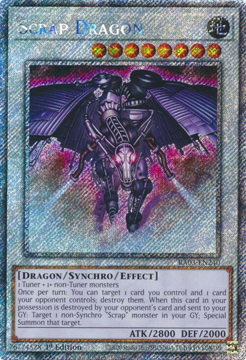 Scrap Dragon (Platinum Secret Rare) [RA03-EN240] Platinum Secret Rare | GnG Games