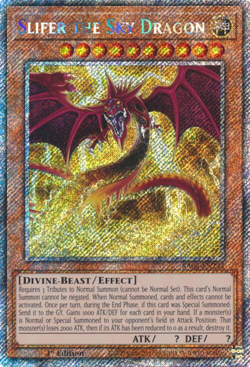 Slifer the Sky Dragon (Platinum Secret Rare) [RA03-EN244] Platinum Secret Rare | GnG Games