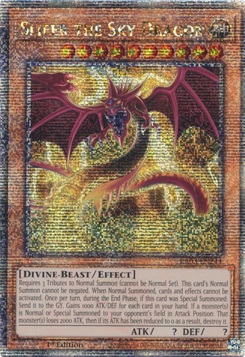 Slifer the Sky Dragon (Quarter Century Secret Rare) [RA03-EN244] Quarter Century Secret Rare | GnG Games