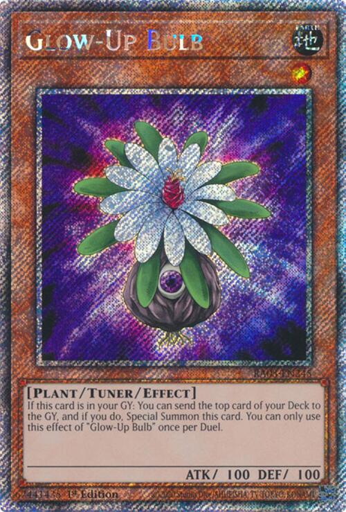 Glow-Up Bulb (Platinum Secret Rare) [RA03-EN245] Platinum Secret Rare | GnG Games