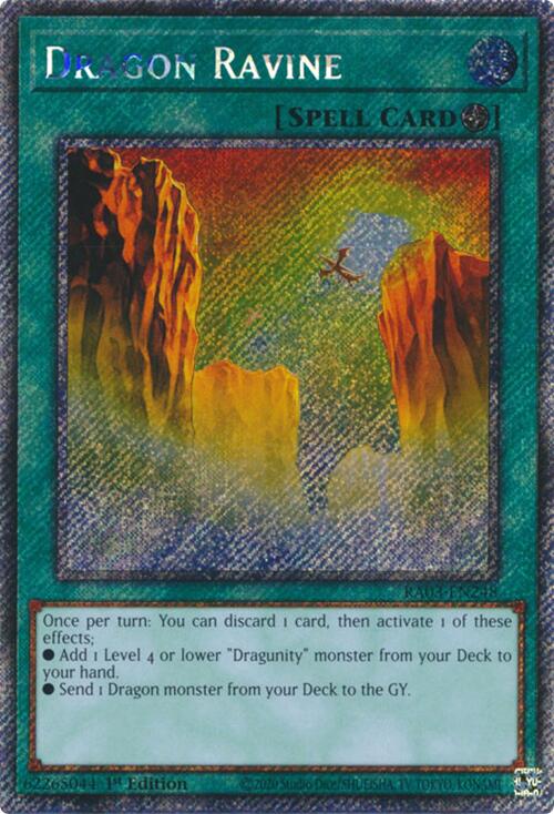 Dragon Ravine (Platinum Secret Rare) [RA03-EN248] Platinum Secret Rare | GnG Games