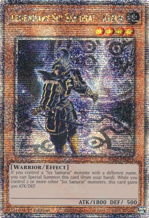 Legendary Six Samurai - Kizan (Quarter Century Secret Rare) [RA03-EN249] Quarter Century Secret Rare | GnG Games